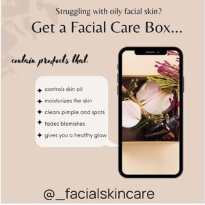 oily skin facial care box