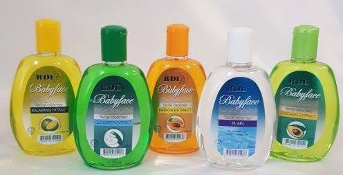 Baby face cleanser bleach skin